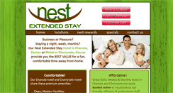 Desktop Screenshot of nestextendedstay.com